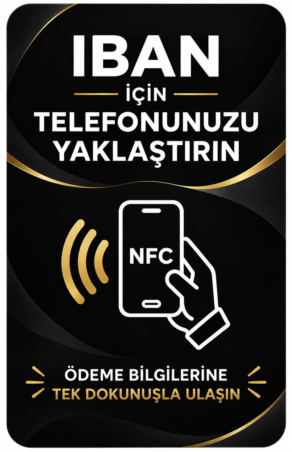 IBAN NFC 8.50X5.50 IBAN Kart