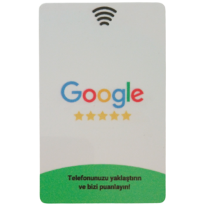 Google yorum kartı NFC(QR Kodsuz) V2