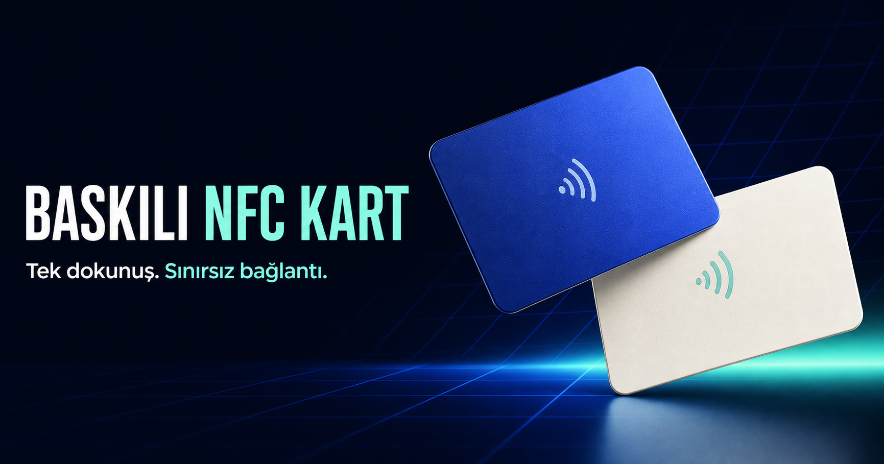 Baskılı NFC kart örneği